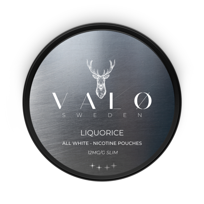 VALØ LIQUORICE MEDIUM SLIM 12 MG/POUCH