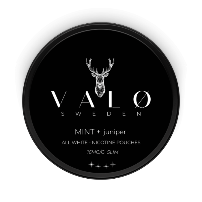 VALØ MINT + JUNIPER MEDIUM SLIM 11MG/POUCH