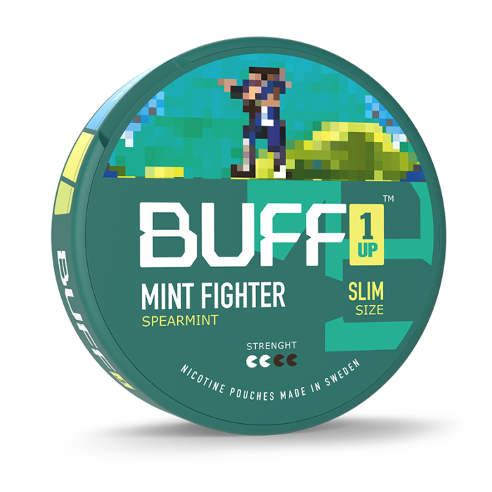 BUFF 1UP™ MINT FIGHTER SPEARMINT 4 MG/G